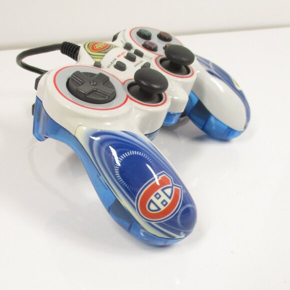 Montreal Canadiens NHL Hockey Wired Playstation 2 PS2 Controller - Picture 4 of 6